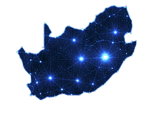 PacketSky South Africa network coverage map